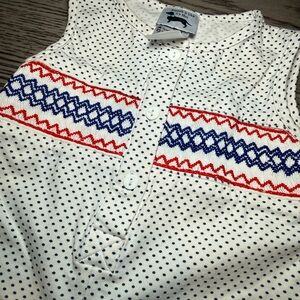 Polka Dot Kids Sleeveless Shirt